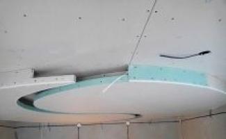 Do-it-yourself suspended ceiling without effort and special costs