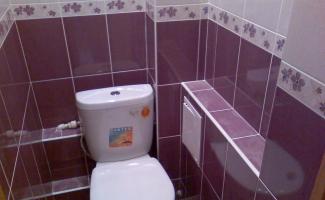 How to choose tiles for a toilet or bathroom: bathroom design and photos