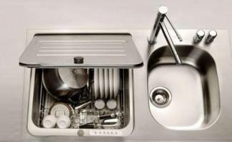 Маленькие посудомоечные машины - отличный вариант для малогабаритной кухни