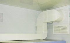 Air ducts for kitchen hoods